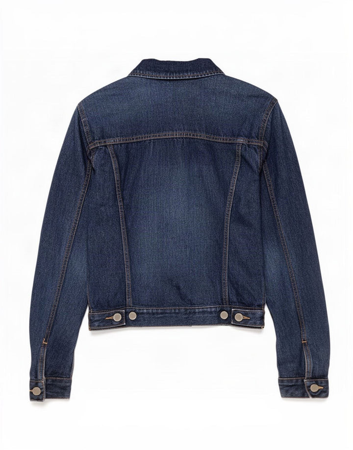 Benetton Γυναικείο Τζιν Μπουφάν UK 10 Small Blue