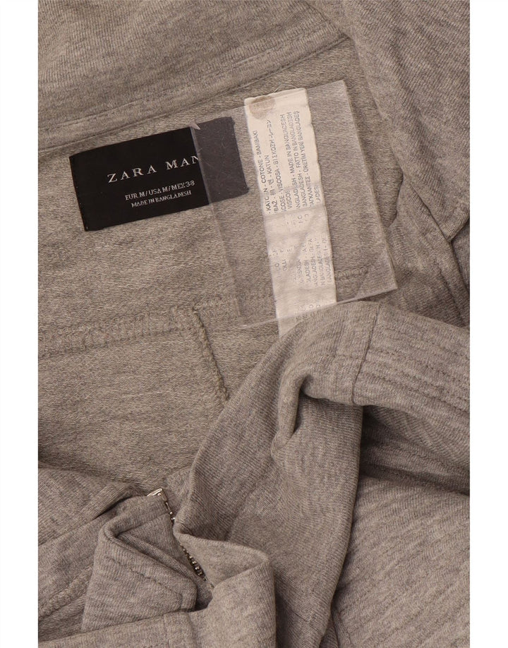 Μπουφάν Zara Ανδρική αθλητική φόρμα, Βαμβακερό μεσαίο γκρι