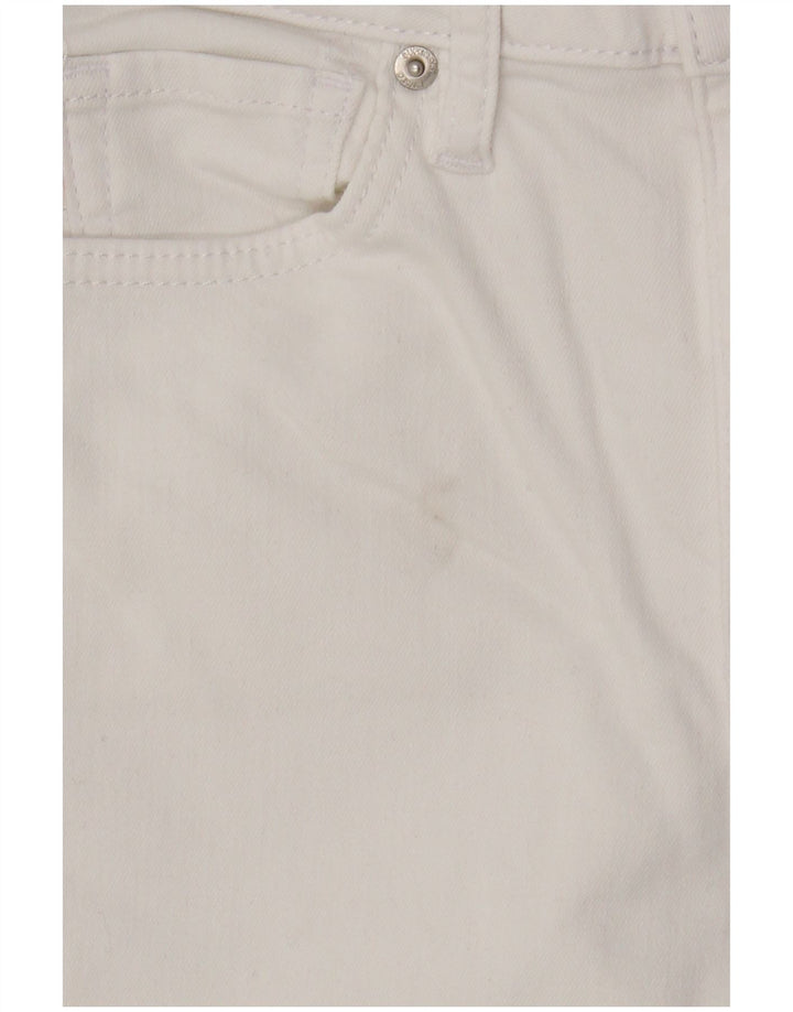 Superdry Γυναικείο Skinny Jeans W28 L30 Λευκό βαμβακερό