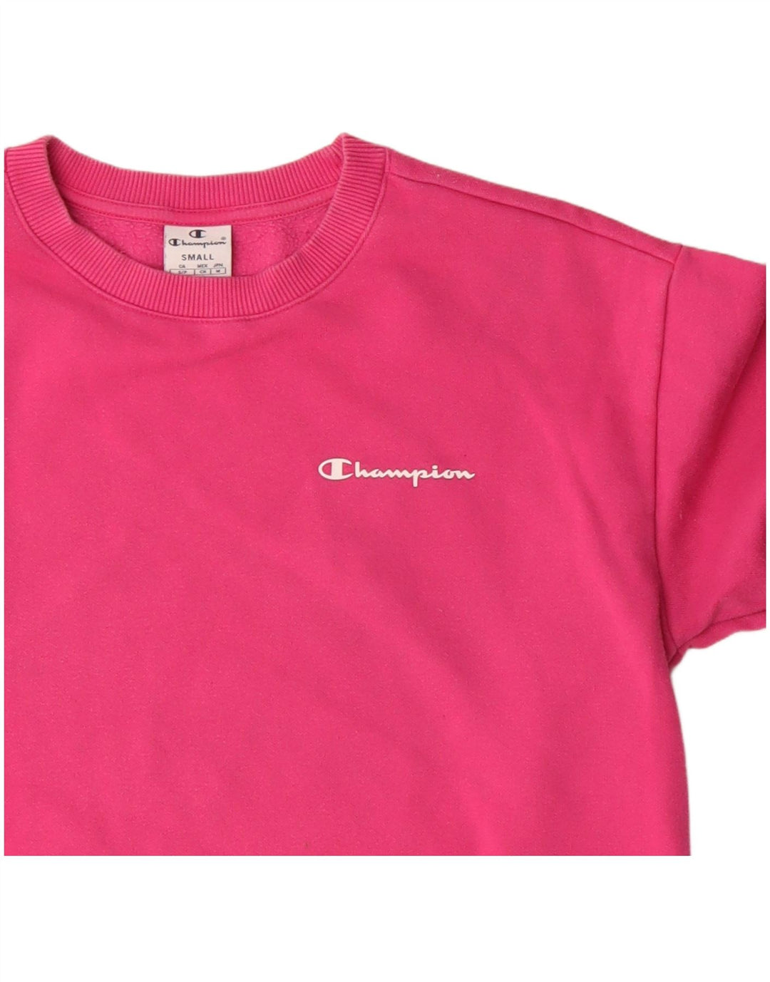 Champion Γυναικεία φούτερ μεγάλου μεγέθους Jumper UK 10 Small Pink Cotton