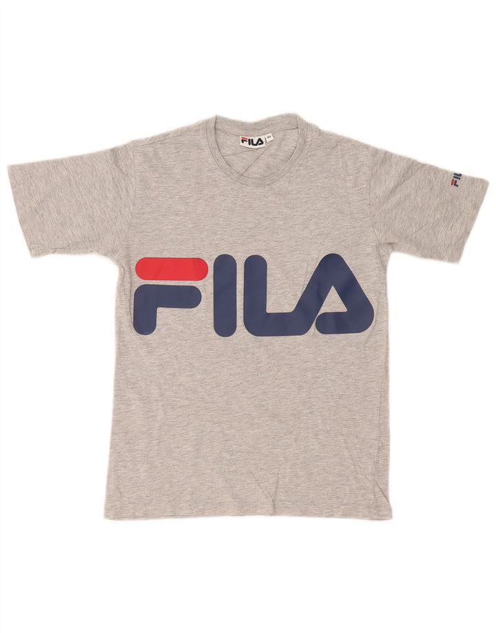 Ανδρικό γραφικό T-Shirt Fila Top XS Grey Flecked