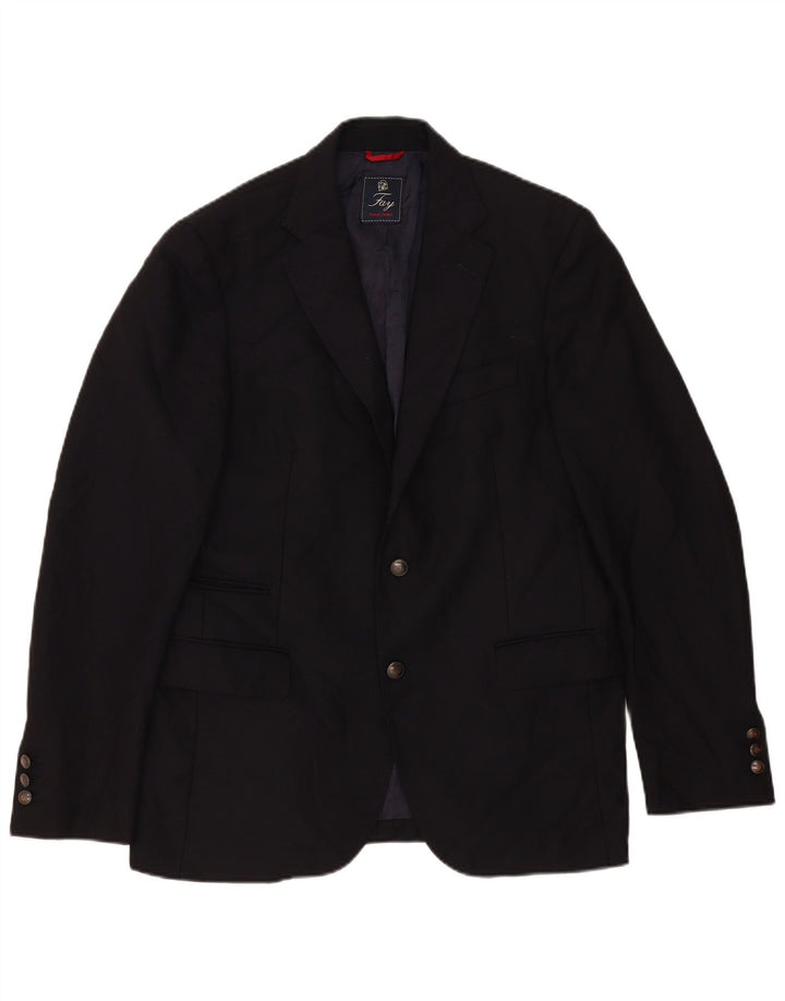 Ανδρικό σακάκι 2 κουμπιών Fay IT 52 XL Navy Blue