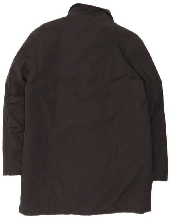 Carrera Ανδρικό παλτό UK 42 XL Μαύρο Πολυεστέρας