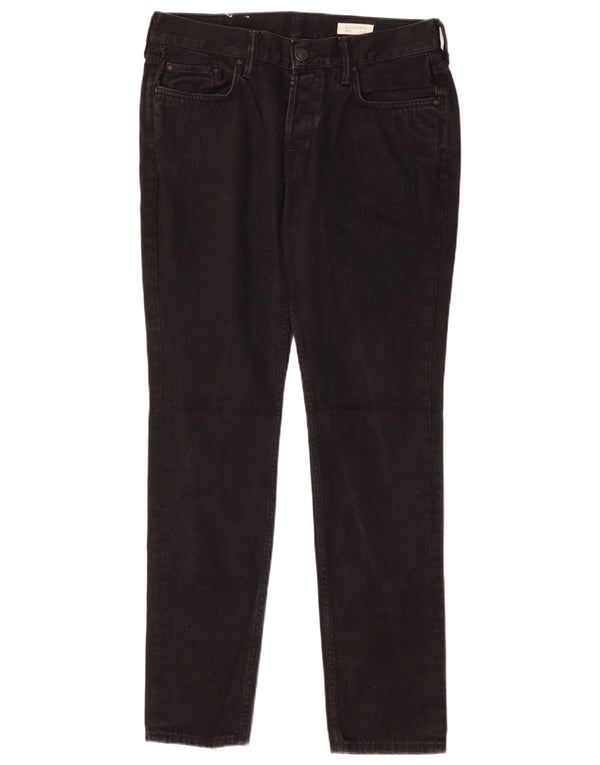 ALL SAINTS Ανδρικό Skinny Jeans W32 L31 Μαύρο βαμβακερό