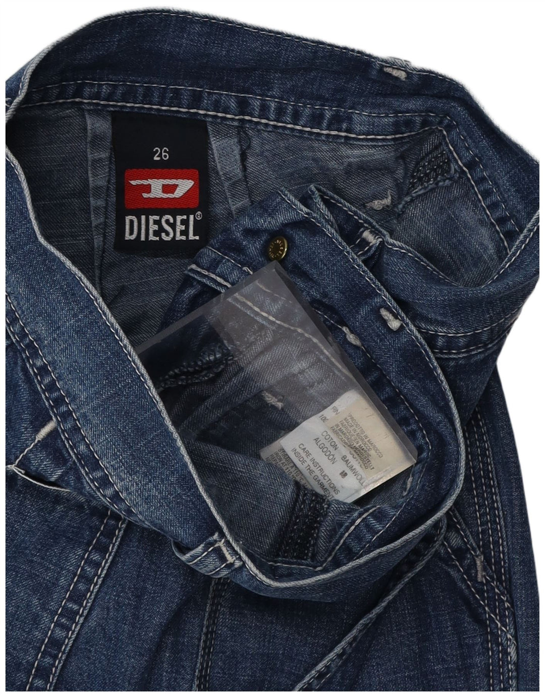 Γυναικείο τζιν DIESEL Bootcut W26 L27 Μπλε βαμβακερό