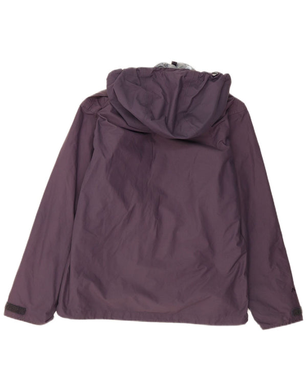 BERGHAUS Womens Hooded Windbreaker Jacket UK 12 Medium Purple Nylon