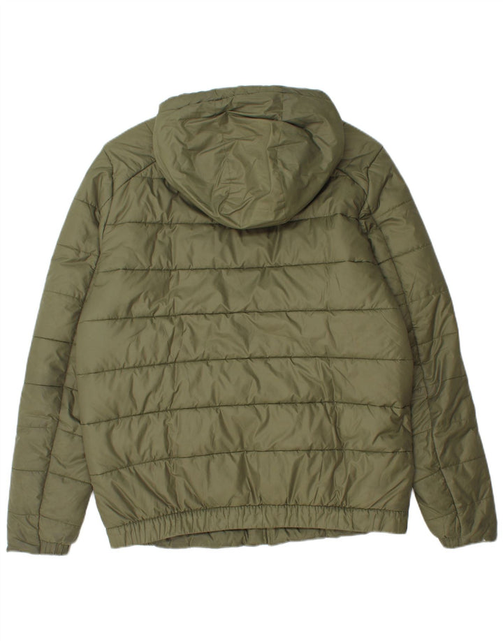 Ανδρικό μπουφάν με κουκούλα Nike UK 38 Medium Khaki Polyester