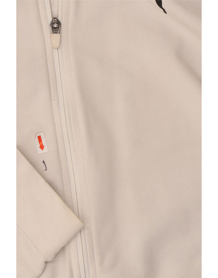 Γυναικείο πουλόβερ με κουκούλα με φερμουάρ PUMA UK 10 Small White Colourblock