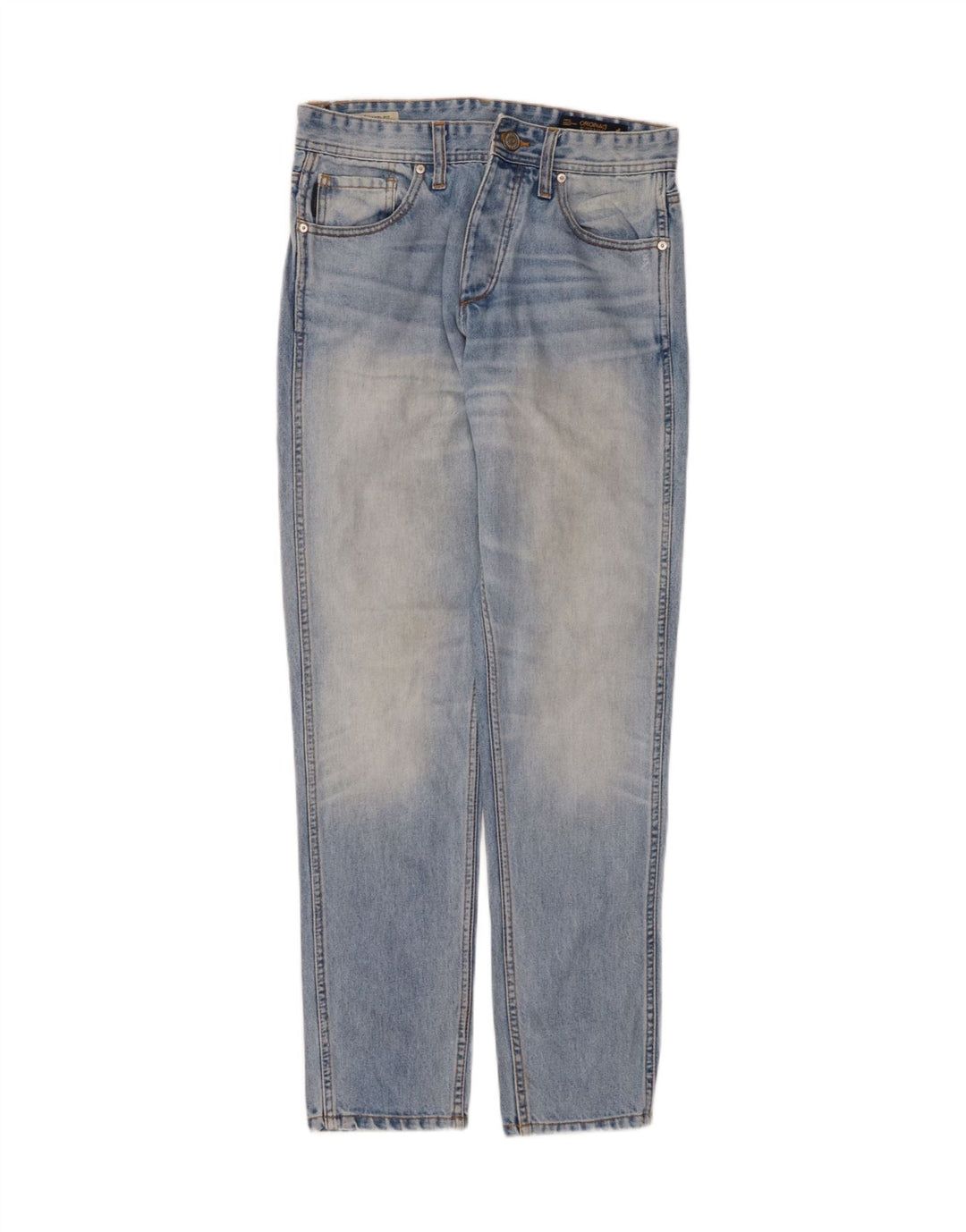 JACK & JONES Mens Straight Jeans W30 L32 Blue Cotton Vintage Jack & Jones and Second-Hand Jack & Jones from Messina Hembry 