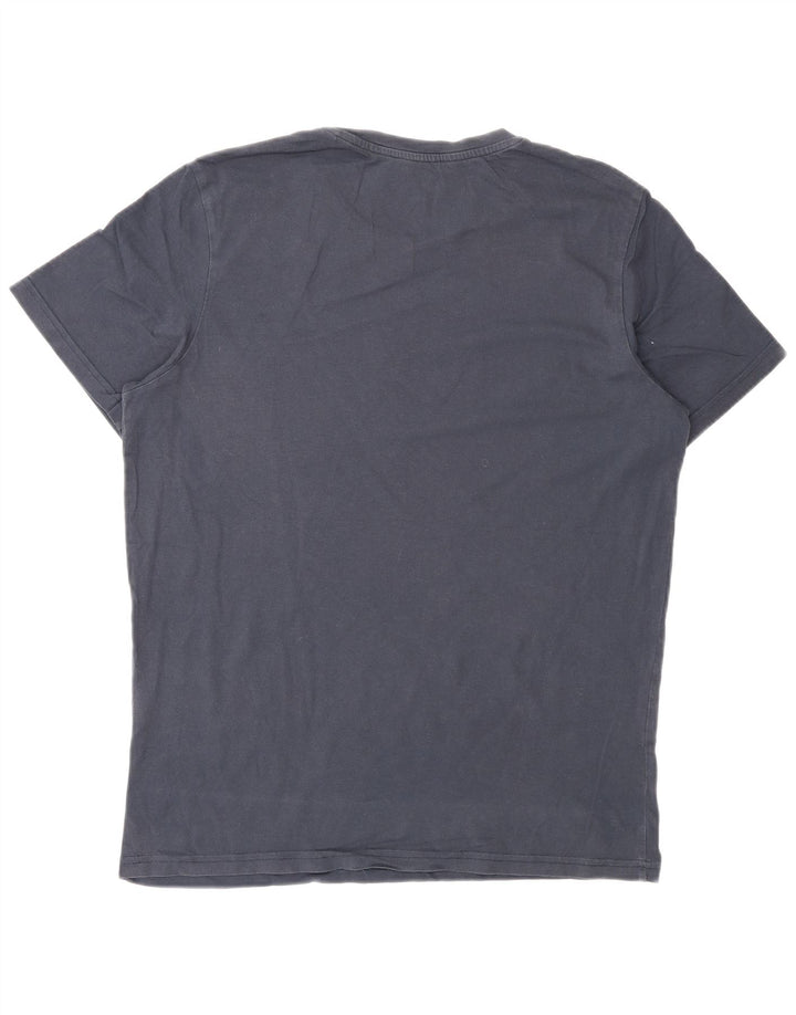 Jack & Jones Ανδρικό T-Shirt Top από μεσαίο ναυτικό μπλε βαμβακερό