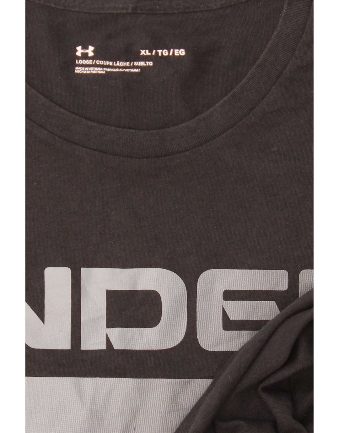 Under Armour Ανδρικό γραφικό T-Shirt Top XL Μαύρο