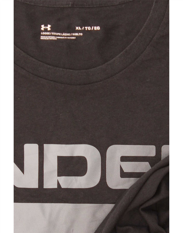 Under Armour Ανδρικό γραφικό T-Shirt Top XL Μαύρο