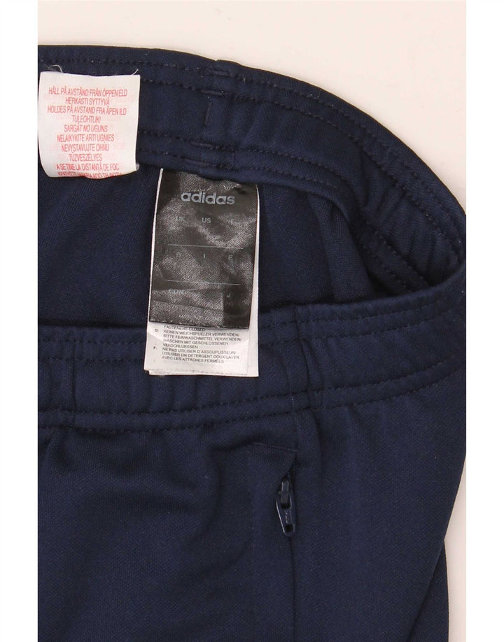 Παντελόνι αθλητικής φόρμας Adidas Boys Climalite 11-12 ετών Navy Blue Polyester