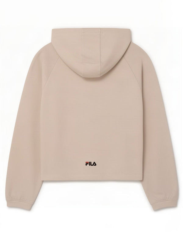 Fila Girls Graphic Hoodie Jumper 13-14 ετών Λευκό βαμβακερό
