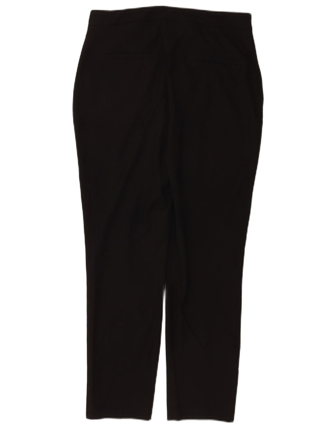 Zara Γυναικείο Slim Cropped Παντελόνι EU 38 Small W28 L26 Black Polyester