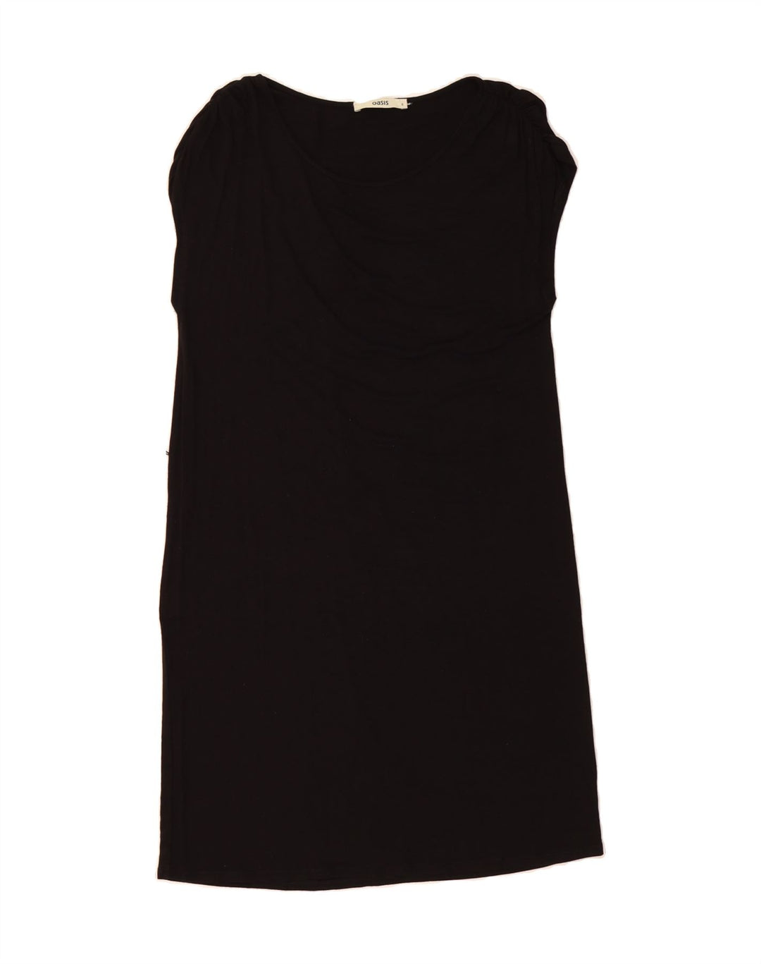 OASIS Womens Sleeveless Sheath Dress UK 10 Small Black Vintage Oasis and Second-Hand Oasis from Messina Hembry 