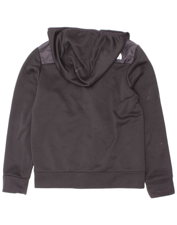The North Face Boys Zip Hoodie πουλόβερ 9-10 ετών Medium Black Colourblock