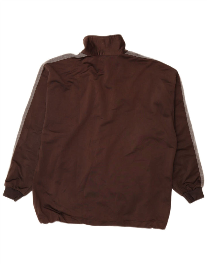 ASICS Ανδρική φόρμα αθλητικής φόρμας με γραφικές φόρμες ASICS Top Jacket Μεσαίου καφέ χρώματος πολυεστέρας