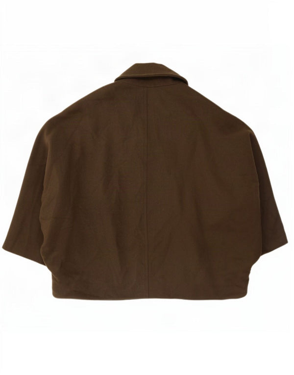 Zara Γυναικείο Μπουφάν Cape UK 14 Medium Khaki Polyester