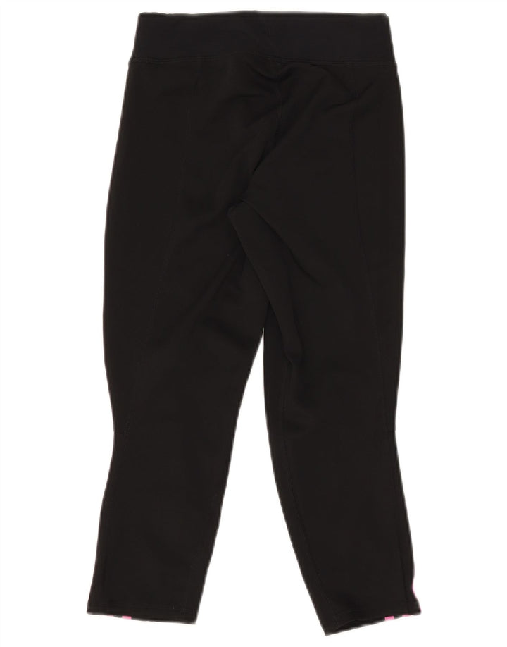 ADIDAS Γυναικεία Κάπρι Κολάν UK 4/6 XS Μαύρο Πολυεστέρας