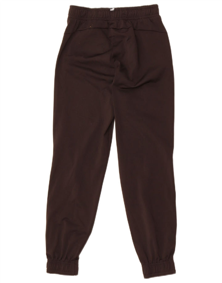 Puma Boys Tracksuit Trousers Joggers 11-12 Years Μαύρο