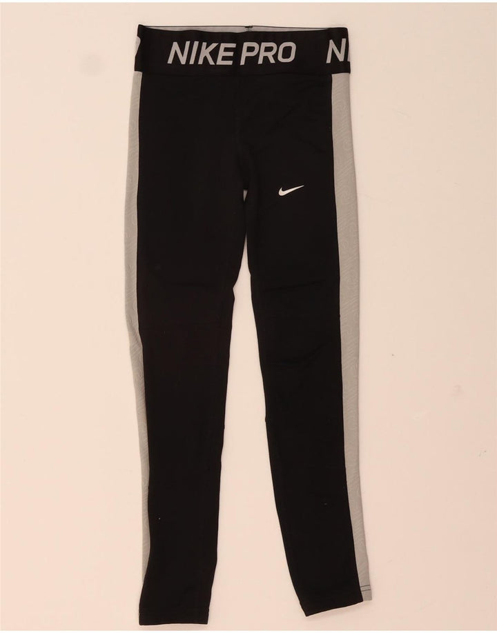 Γραφικά κολάν Nike Boys 8-9 ετών Μαύρο Colourblock Πολυεστέρας