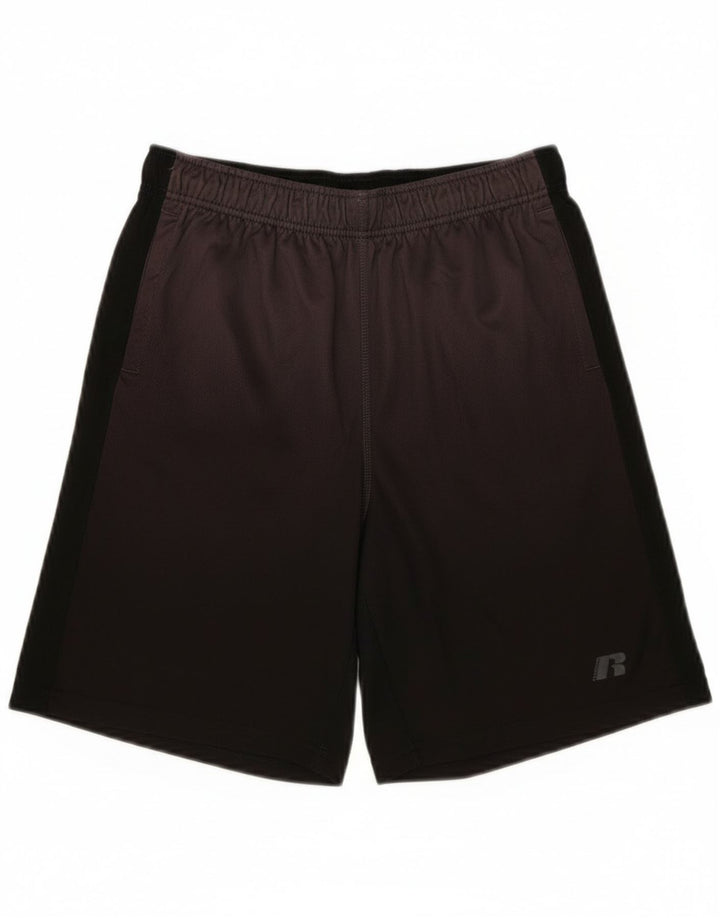 Russell Athletic Boys Sport σορτς 6-7 ετών Small Black Colourblock