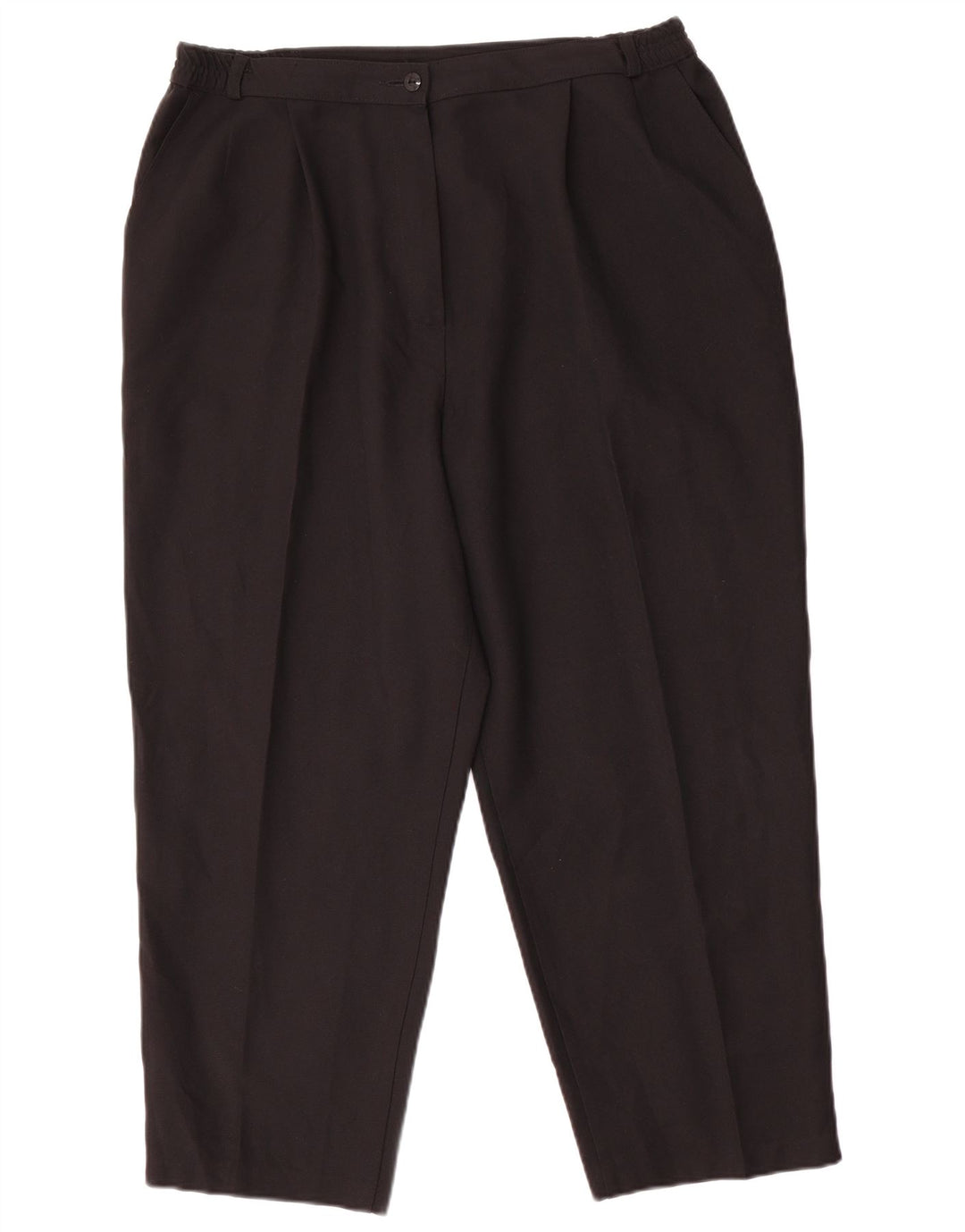 Marks & Spencer Γυναικείο Cropped Παντελόνι W36 L25 Μαύρο