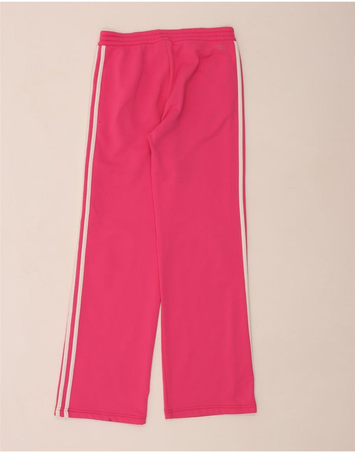 Adidas Γυναικεία ίσια φόρμα παντελόνια UK 10 Small Pink Polyester