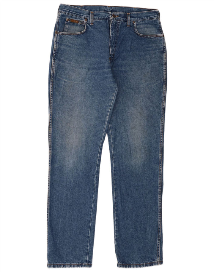 Ανδρικό τζιν Wrangler ίσιο W32 L33 Μπλε