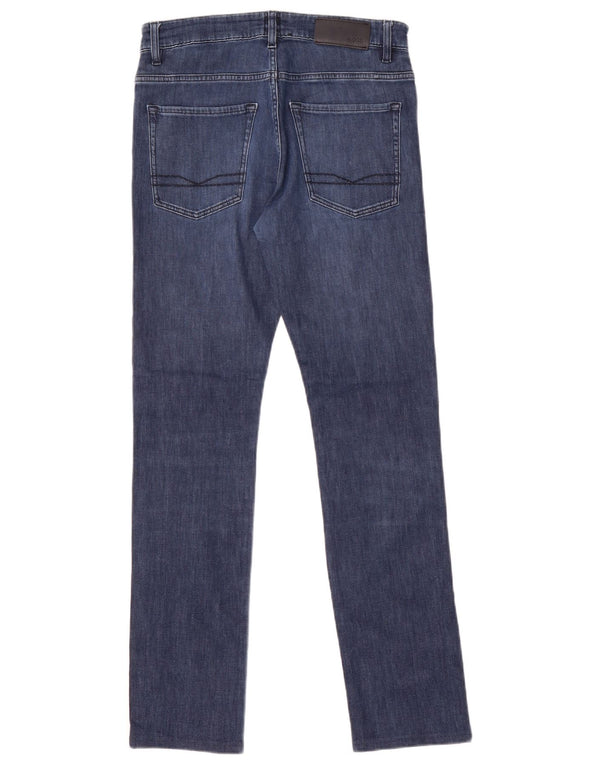 Ανδρικό τζιν Hugo Boss Slim W30 L29 Navy Blue Cotton