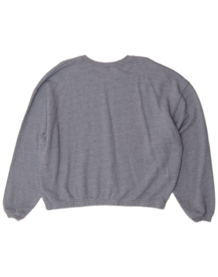 American Vintage Γυναικεία Φούτερ Jumper UK 16 Large Blue Classic
