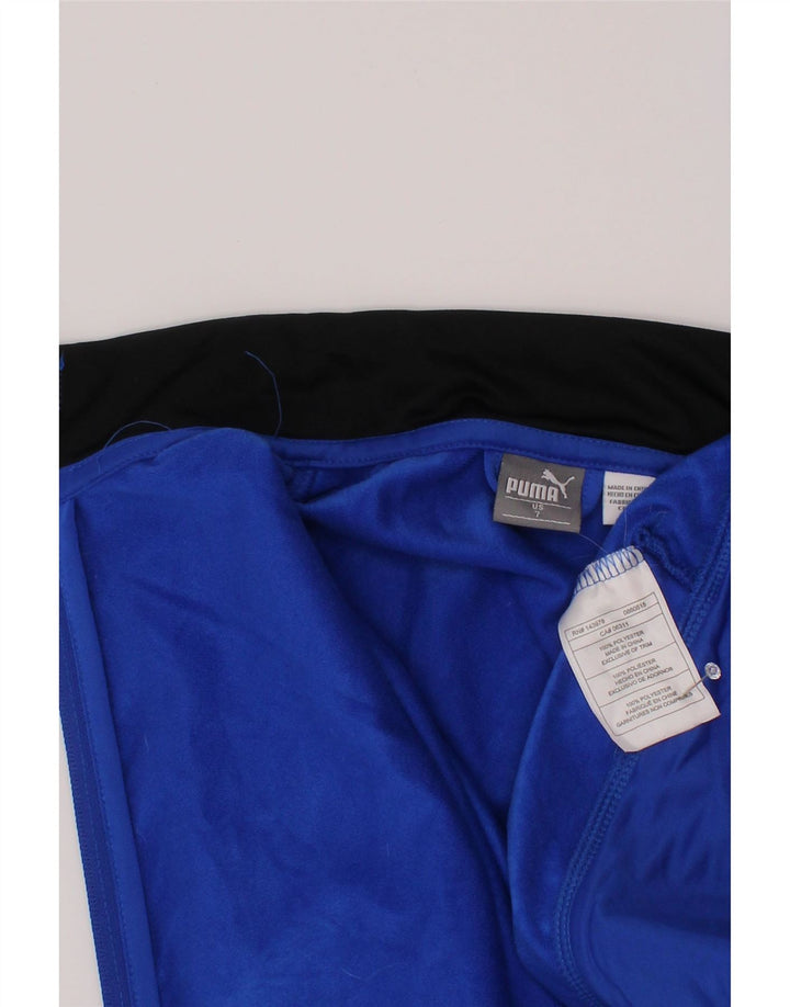 Puma Boys Graphic αθλητική φόρμα Top Jacket 6-7 Years Blue Polyester