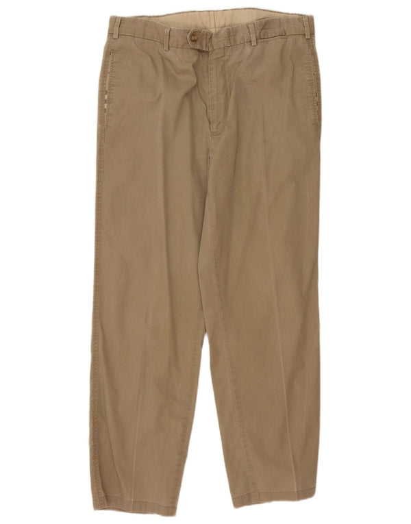 Burberry Ανδρικό Κωνικό Chino Παντελόνι IT 54 XL W38 L30 Μπεζ Βαμβακερό