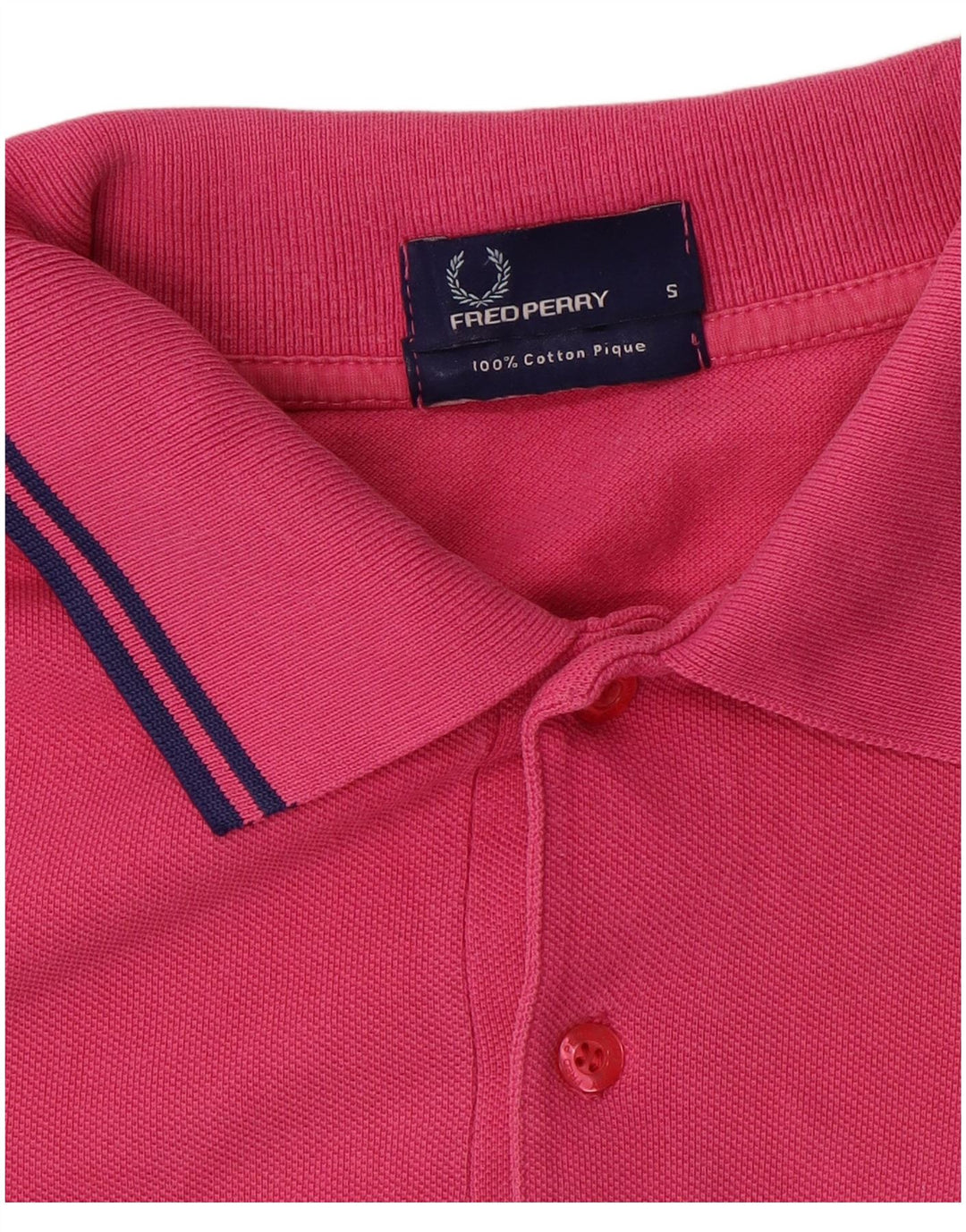FRED PERRY Ανδρικό μπλουζάκι πόλο μικρό ροζ βαμβακερό