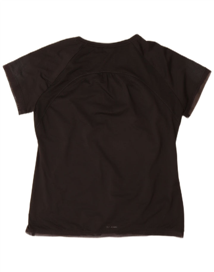 Adidas Γυναικείο T-Shirt Climacool Top UK 22 XL Μαύρο Πολυεστέρας