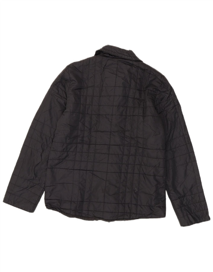 EDDIE BAUER Γυναικείο μπουφάν με επένδυση UK 10 Small Black Nylon