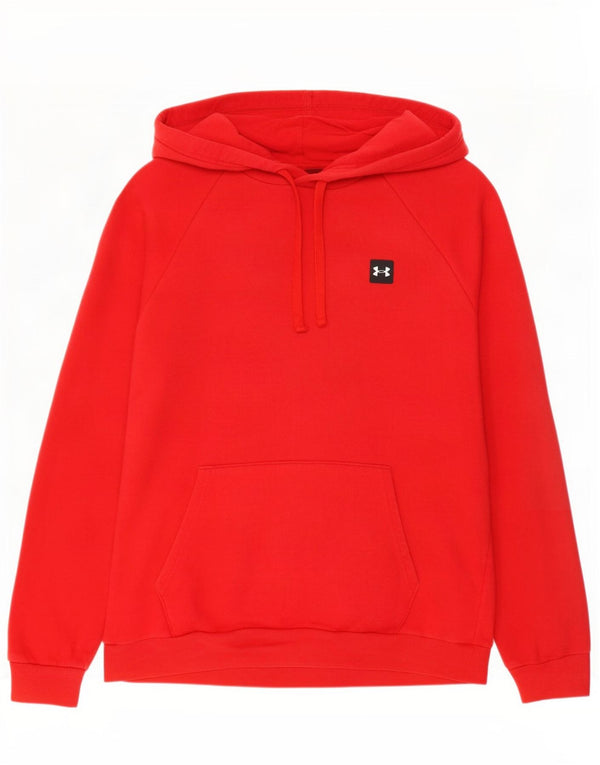 Ανδρικό Under Armour Loose Fit Hoodie Jumper Μεγάλο κόκκινο βαμβακερό