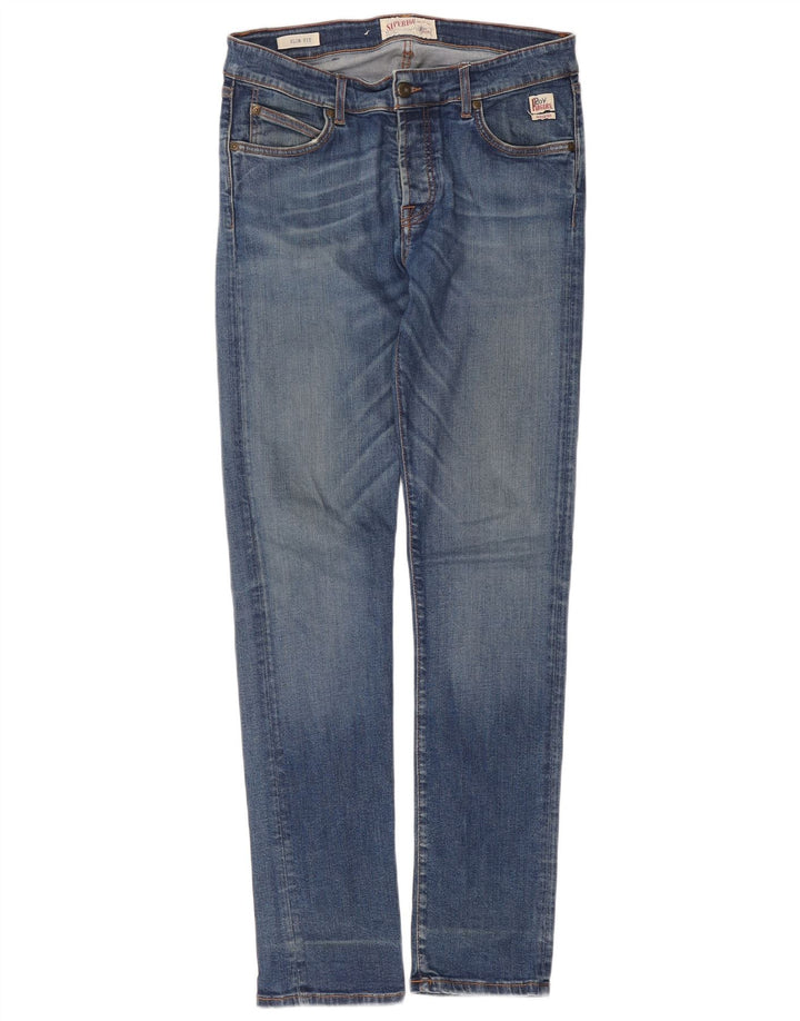 Roy Rogers Γυναικείο Superior Slim Jeans W35 L33 Μπλε βαμβακερό