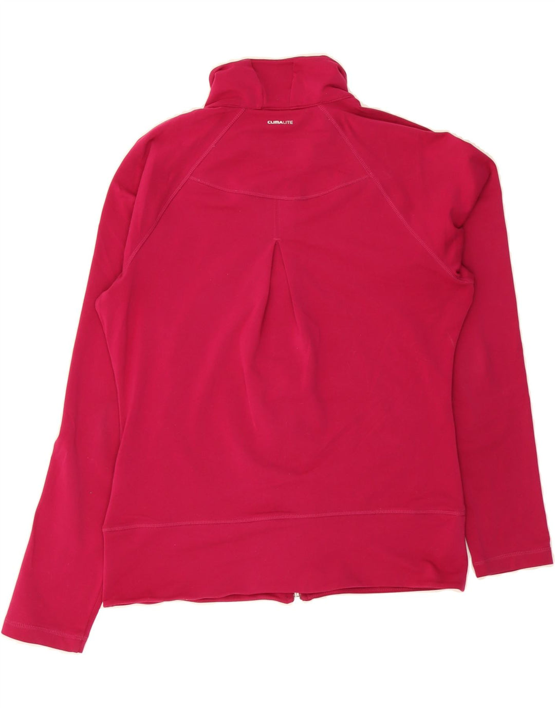 ADIDAS Womens Climalite Tracksuit Top Jacket UK 14 Medium Pink Polyester Vintage Adidas and Second-Hand Adidas from Messina Hembry 
