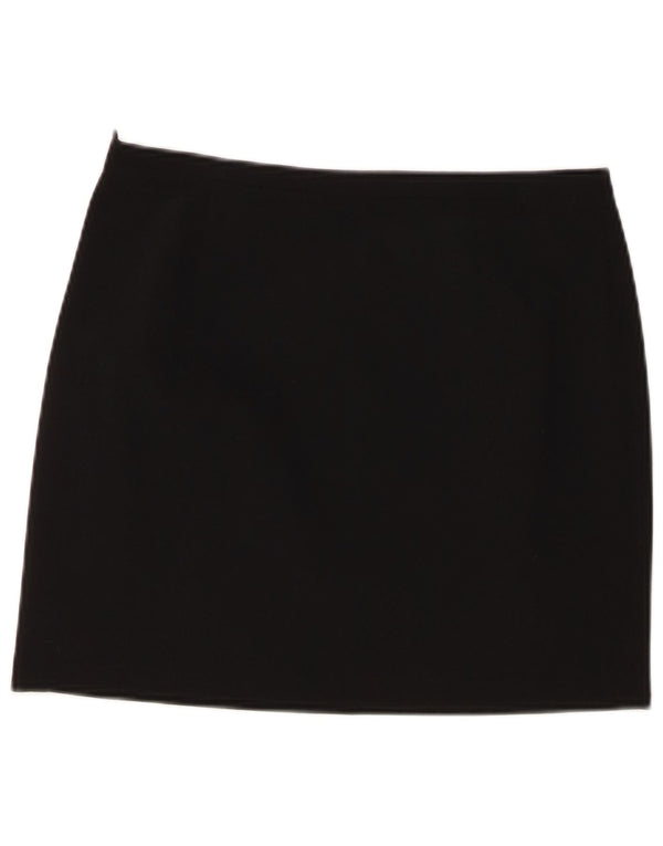 Pinko Γυναικεία Μίνι Φούστα UK 12 Medium W30 Μαύρο Πολυεστέρας