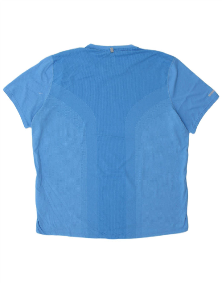 Ανδρικό T-shirt Nike Dri Fit Top XL Blue Polyester