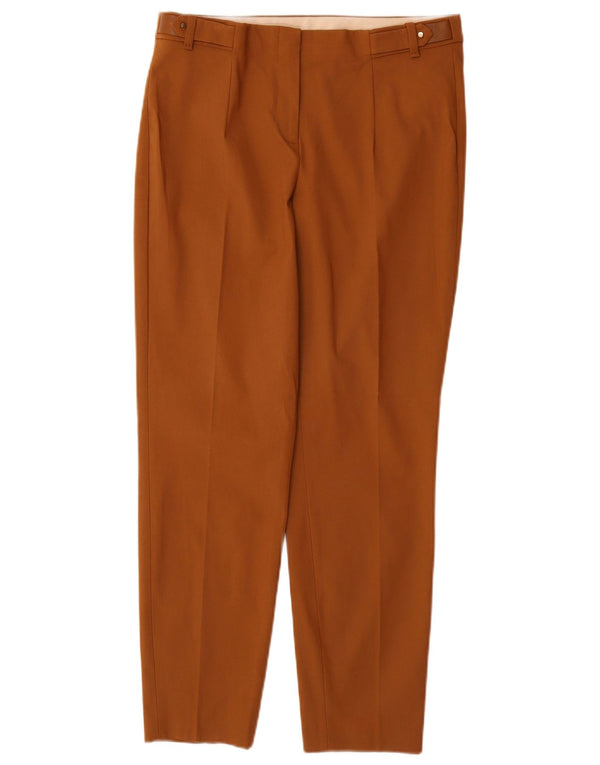 MASSIMO DUTTI Γυναικείο λεπτό παντελόνι Chino EU 40 Medium W30 L28 Καφέ