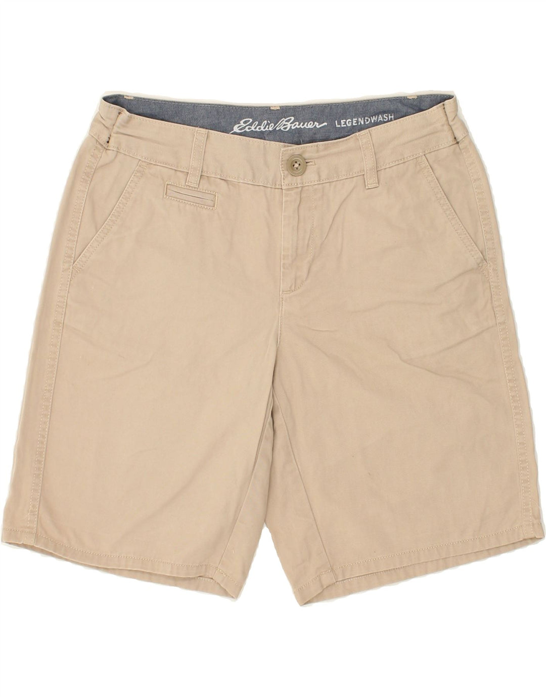 EDDIE BAUER Womens Chino Shorts US 4 Small W28  Beige Cotton Vintage Eddie Bauer and Second-Hand Eddie Bauer from Messina Hembry 