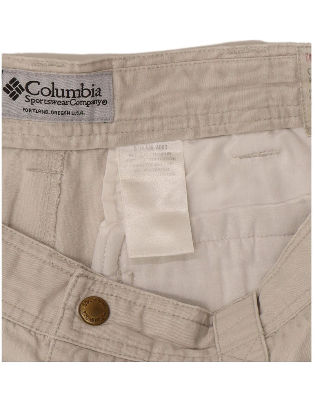 Ανδρικό σορτς Cargo Columbia W34 Μεγάλο μπεζ βαμβακερό