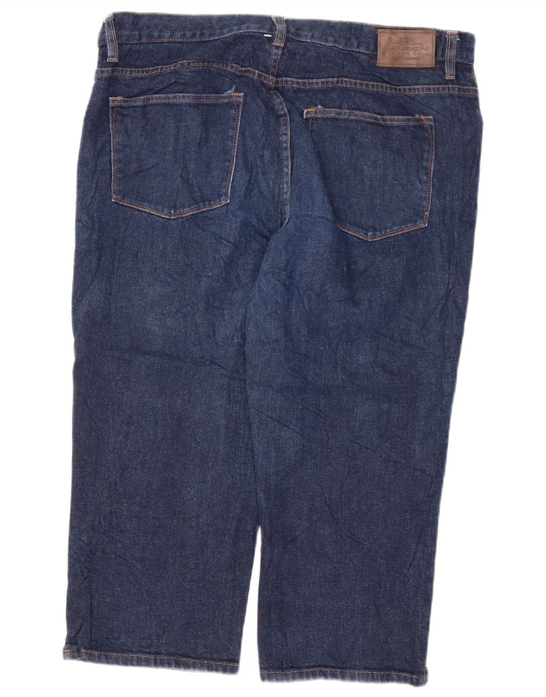 RALPH LAUREN Γυναικείο Capri Jeans US 16 2XL W38 L21 Navy Blue Cotton