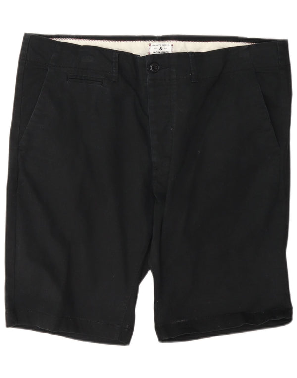 Jack & Jones Ανδρικό σορτς Chino XL W38 μαύρο βαμβακερό