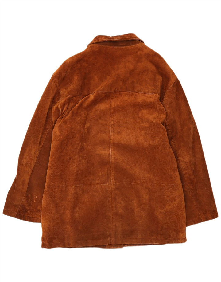 Pelletteria Γυναικείο Suede Jacket IT 48 XL Καφέ Δερμάτινο