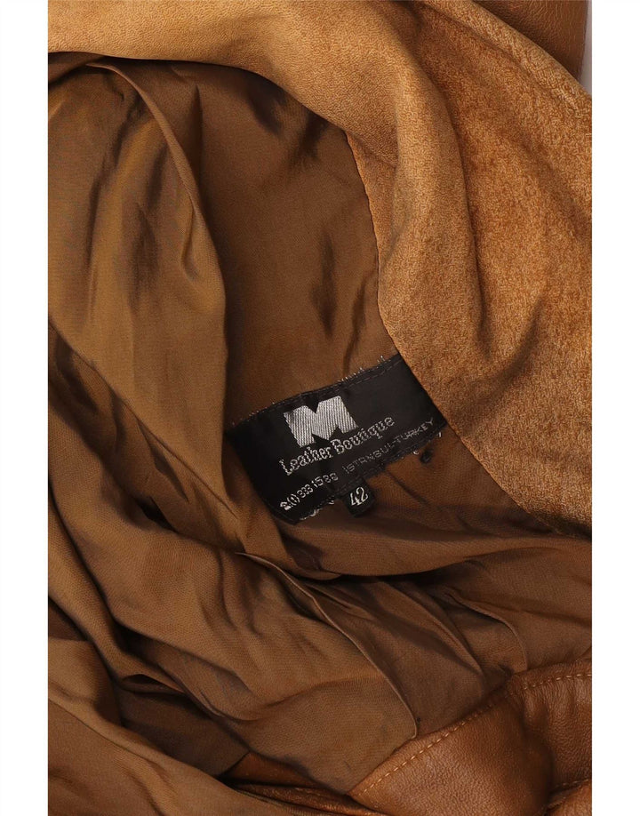 Vintage Γυναικείο Crop Suede Jacket EU 42 Large Brown Δερμάτινο