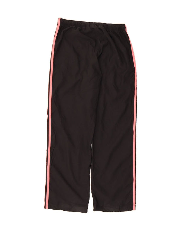 ADIDAS Womens Tracksuit Trousers UK 14 Medium Black Polyester
